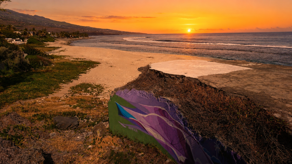 Plage de la Souris Chaude à Trois-Bassins, La Réunion